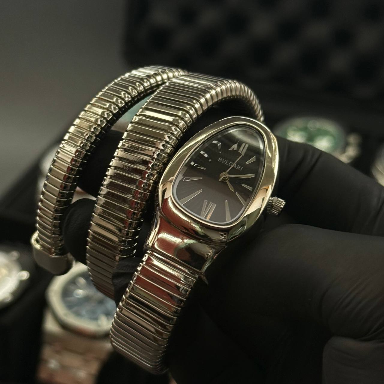 Bvlgari Sleek Black Steel