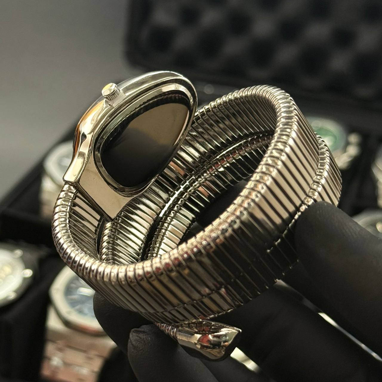 Bvlgari Sleek Black Steel