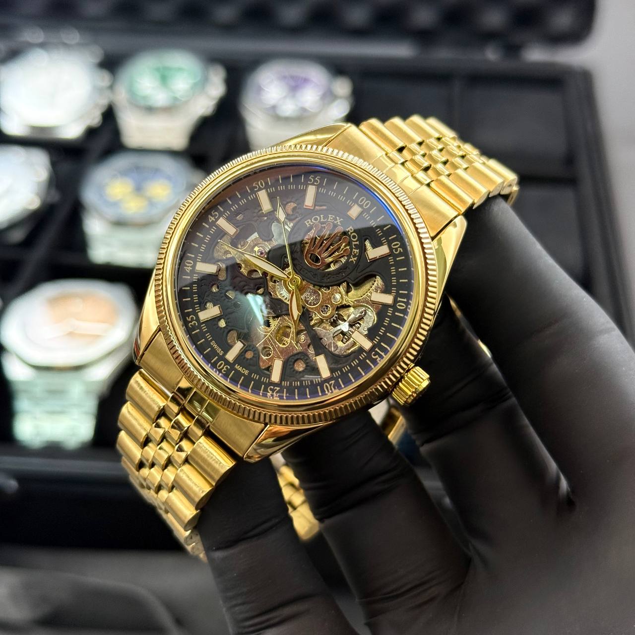 Rolex Skeleton Jubilee Gold