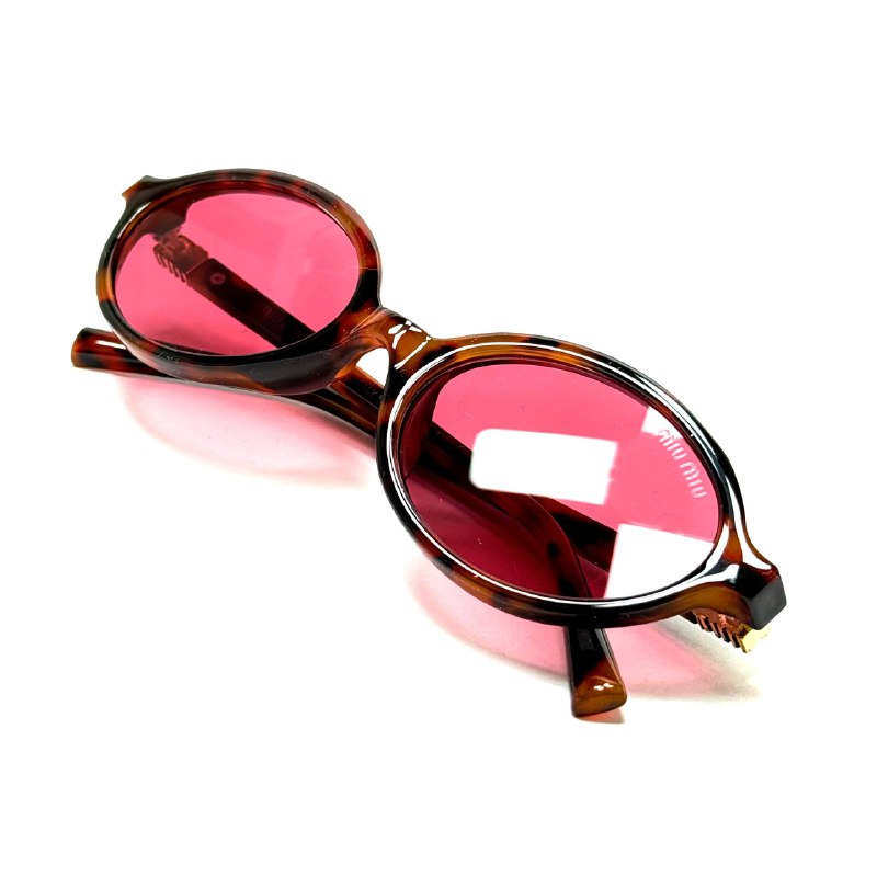 Miu Miu SMU 10Q - Dark Pink Tortoise