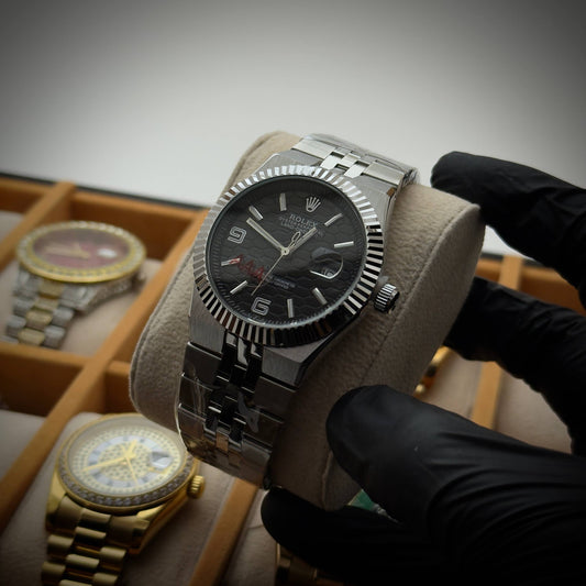 Rolex Datejust – Silver Black (Men)