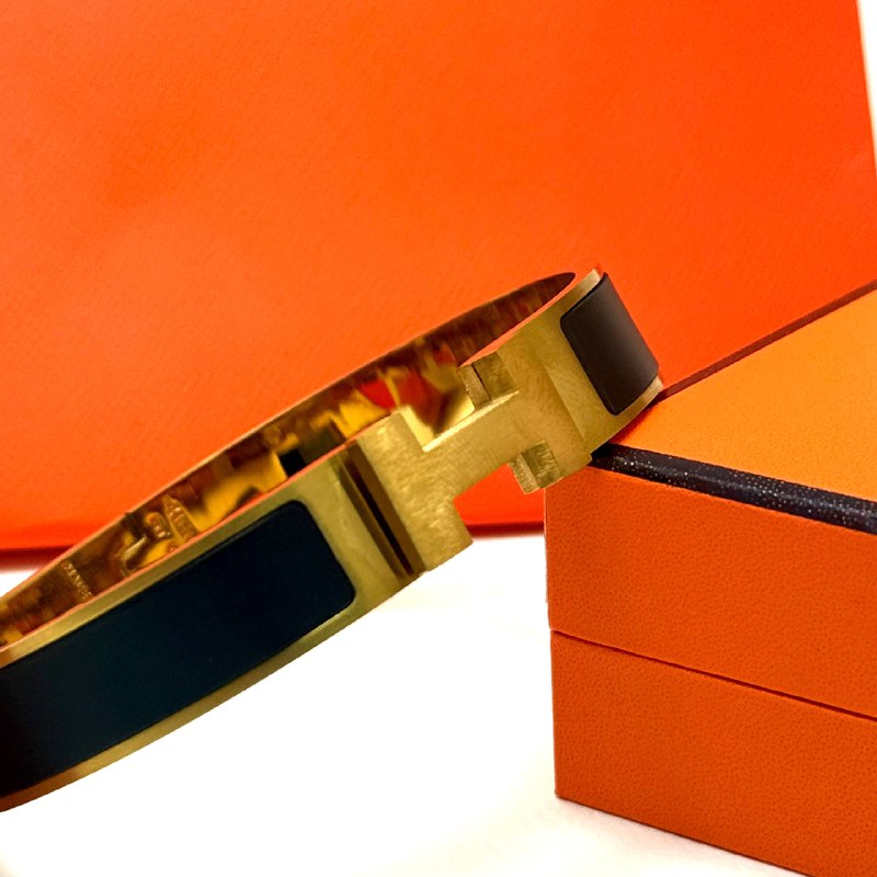 Hermès Clic H - Gold Black