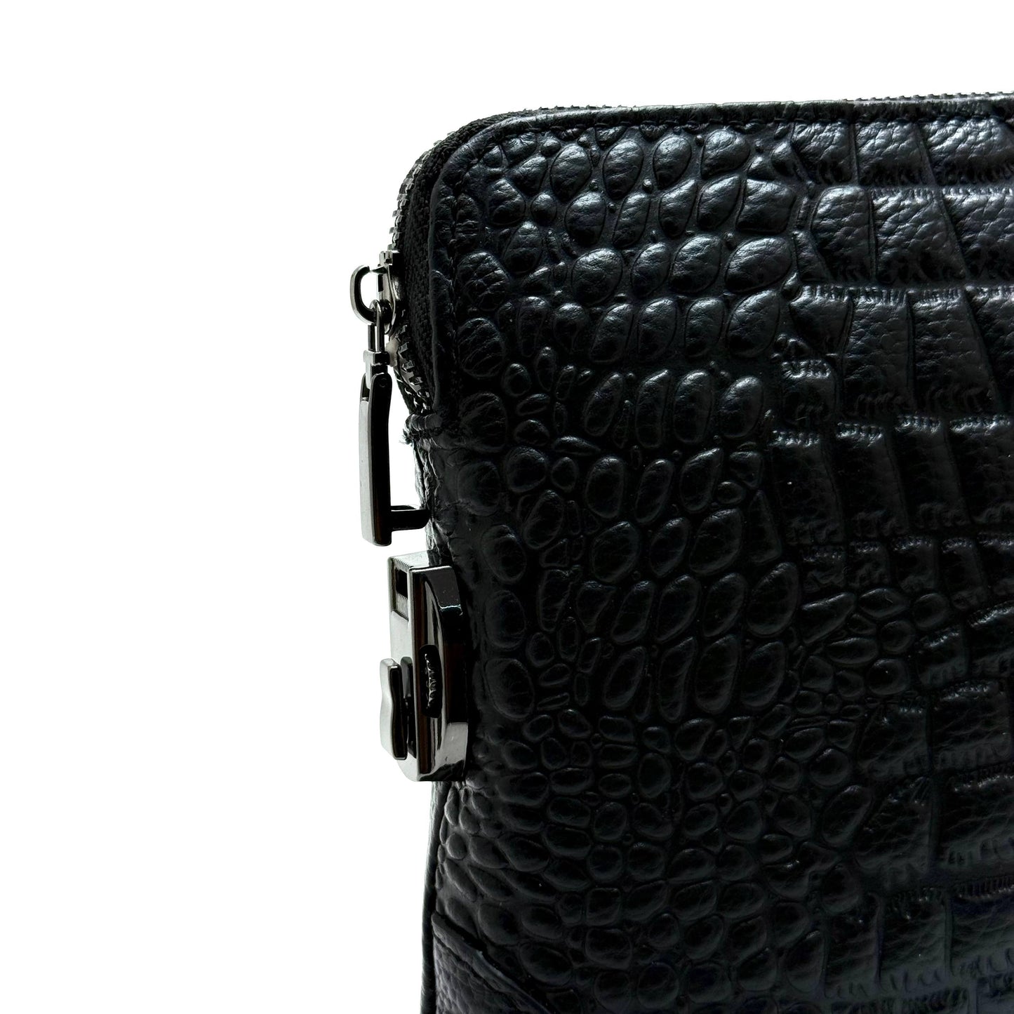 Lacoste Leather Clutch – Black