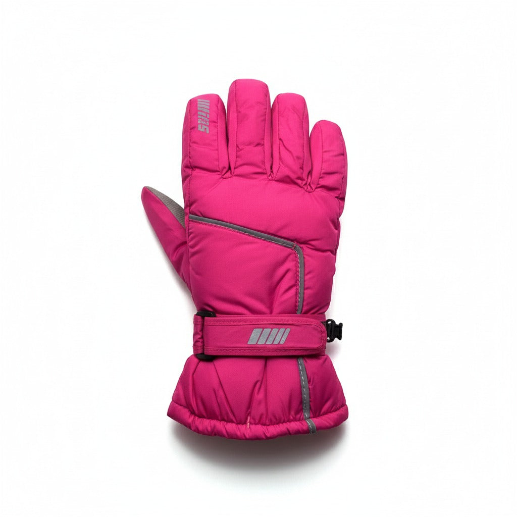Thermal Winter Gloves – Pink Grey