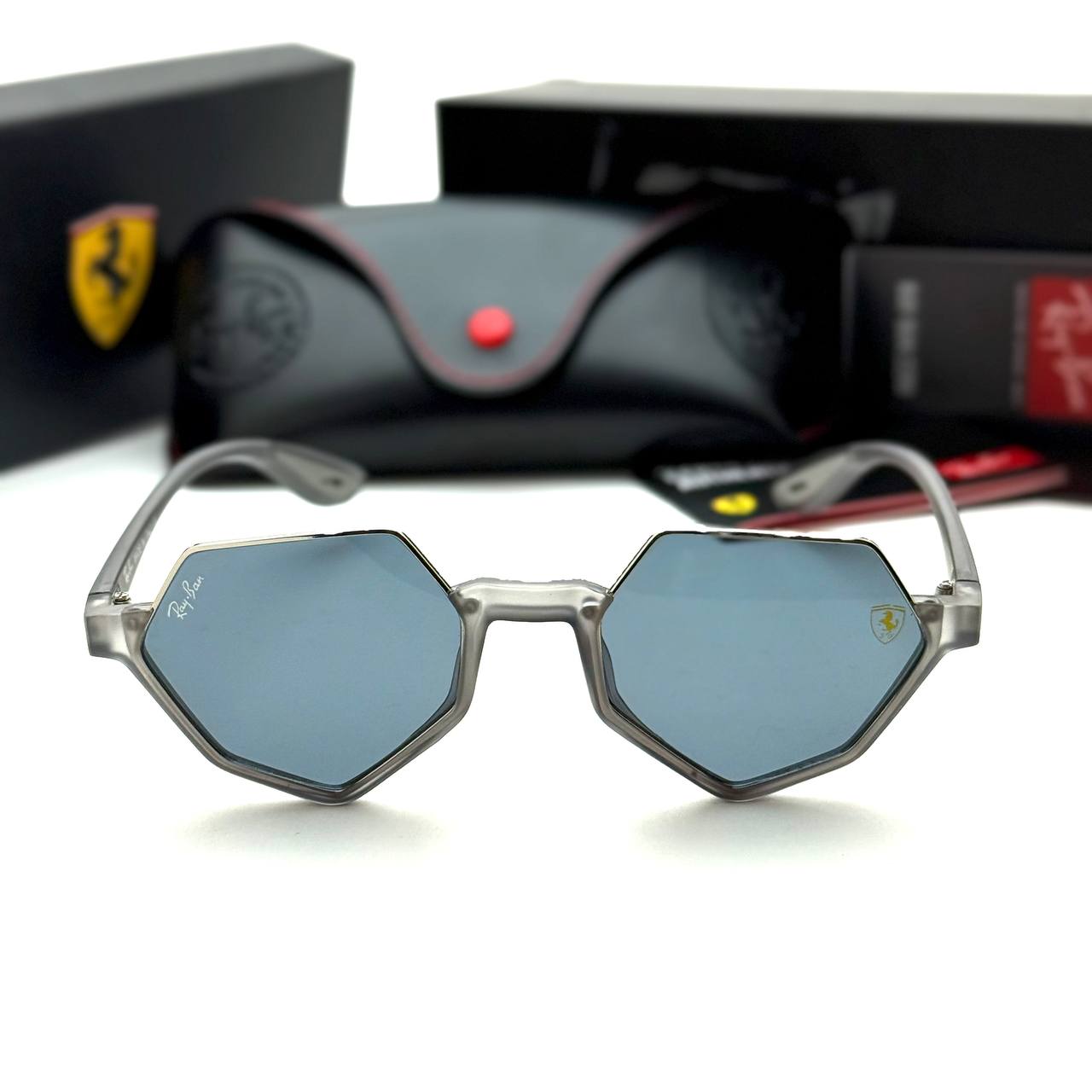 Ray-Ban Ferrari RB3703M – Silver Black