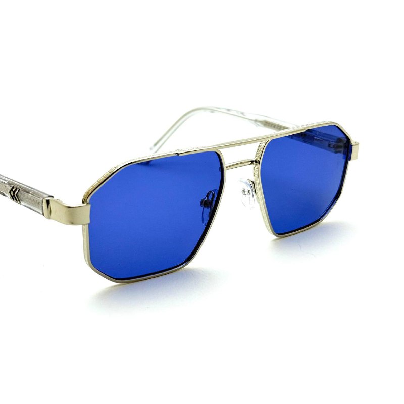 Police SPLL65 – Ice Blue Mirror / Silver Metal