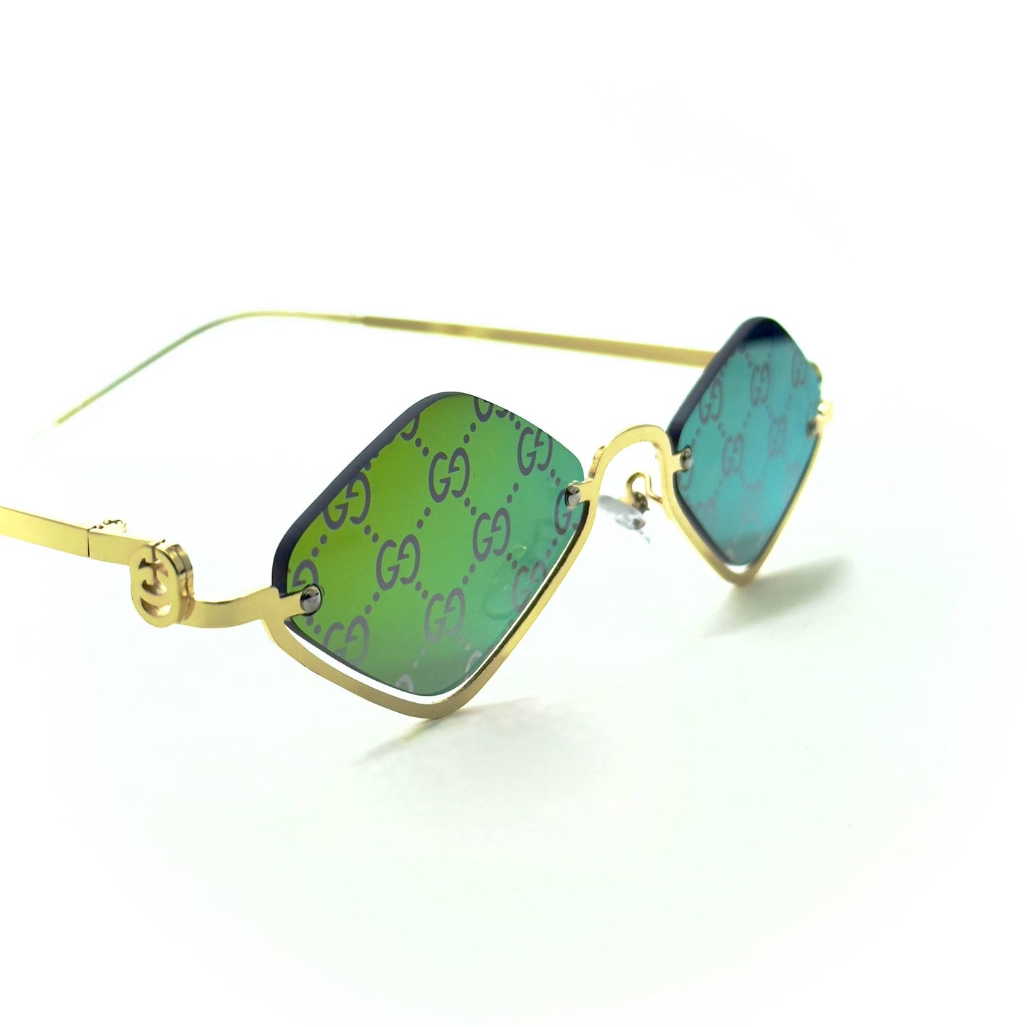 Gucci GG0809S – Gold Green Mirror