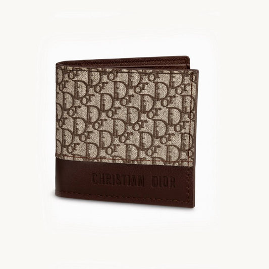 Christian Dior Canvas Wallet – Brown