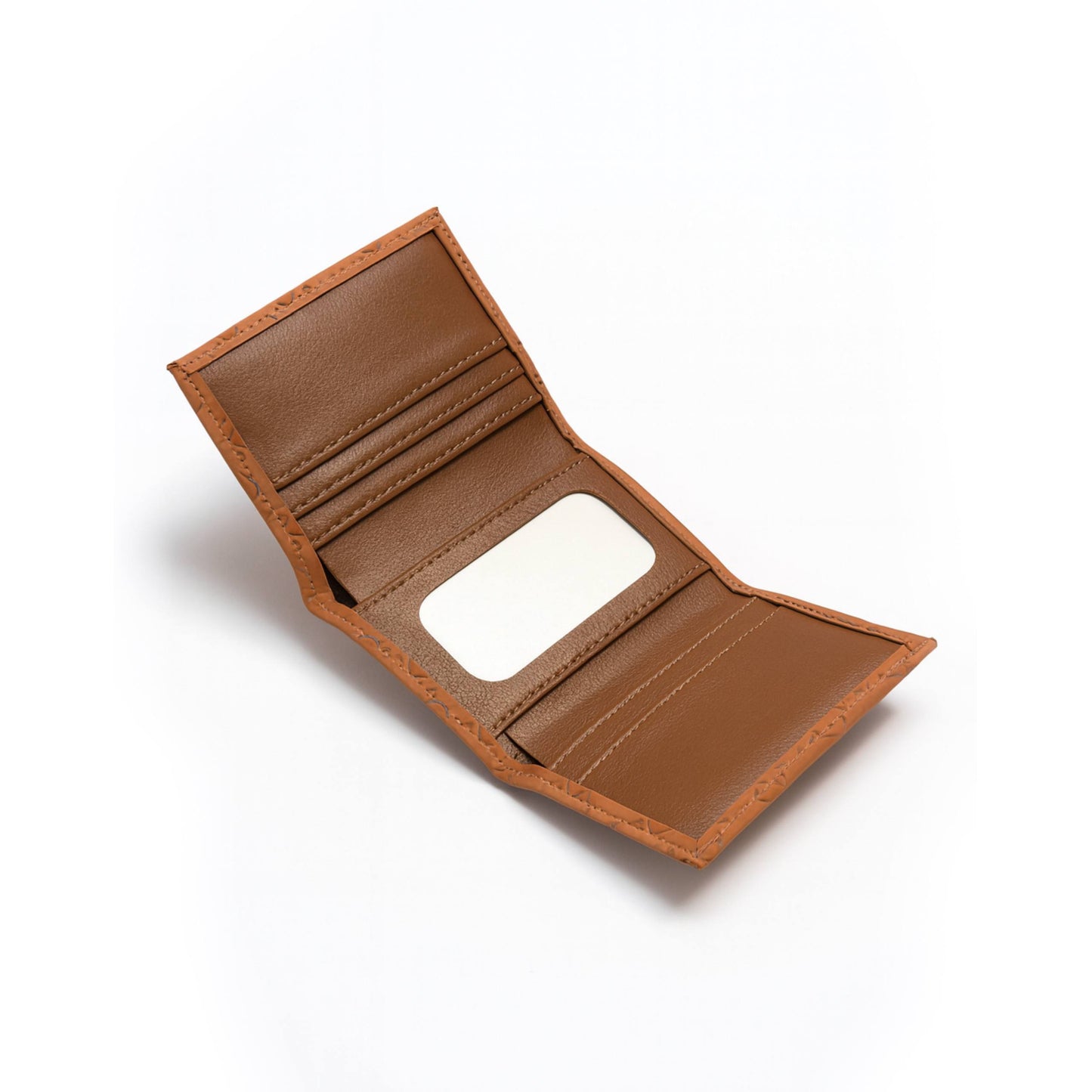 L.V. Soft Leather Mini Wallet – Brown