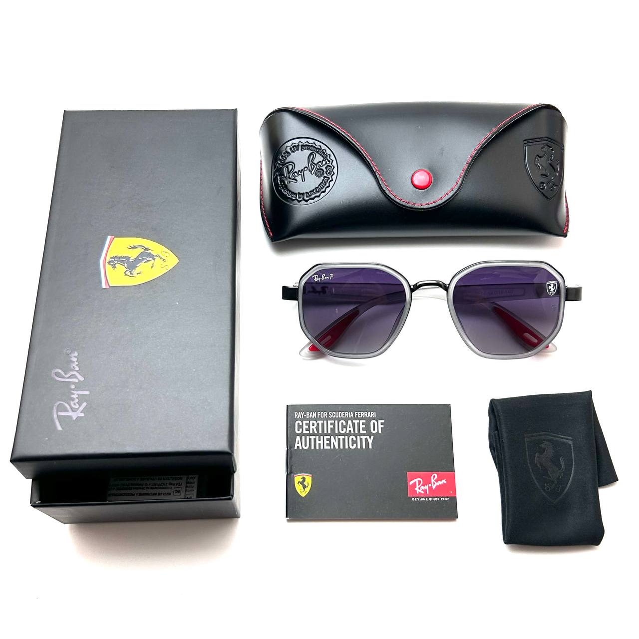 Ray-Ban Ferrari - Grey Gradient