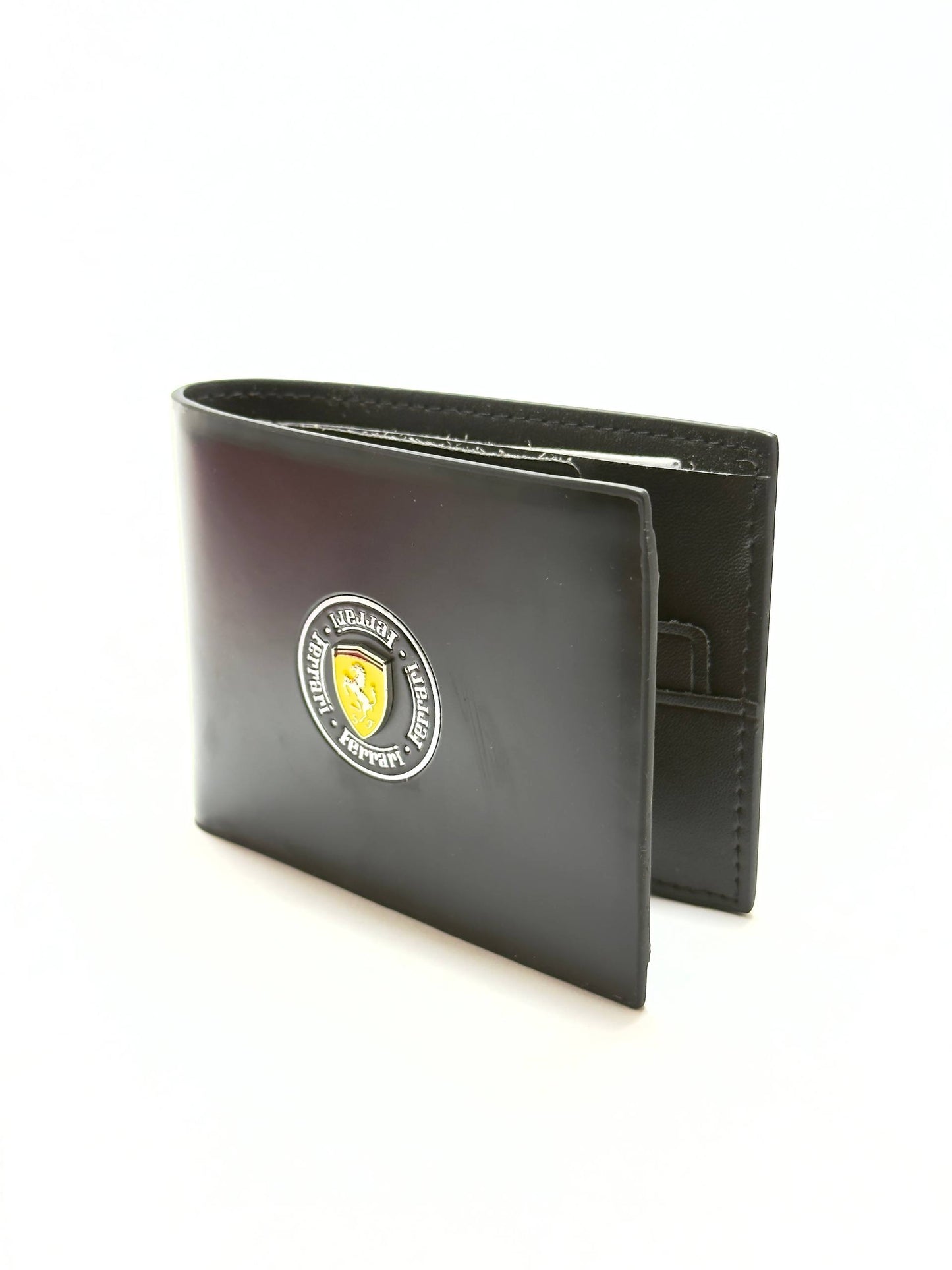 Ferrari Black Leather Wallet - Classic Edition