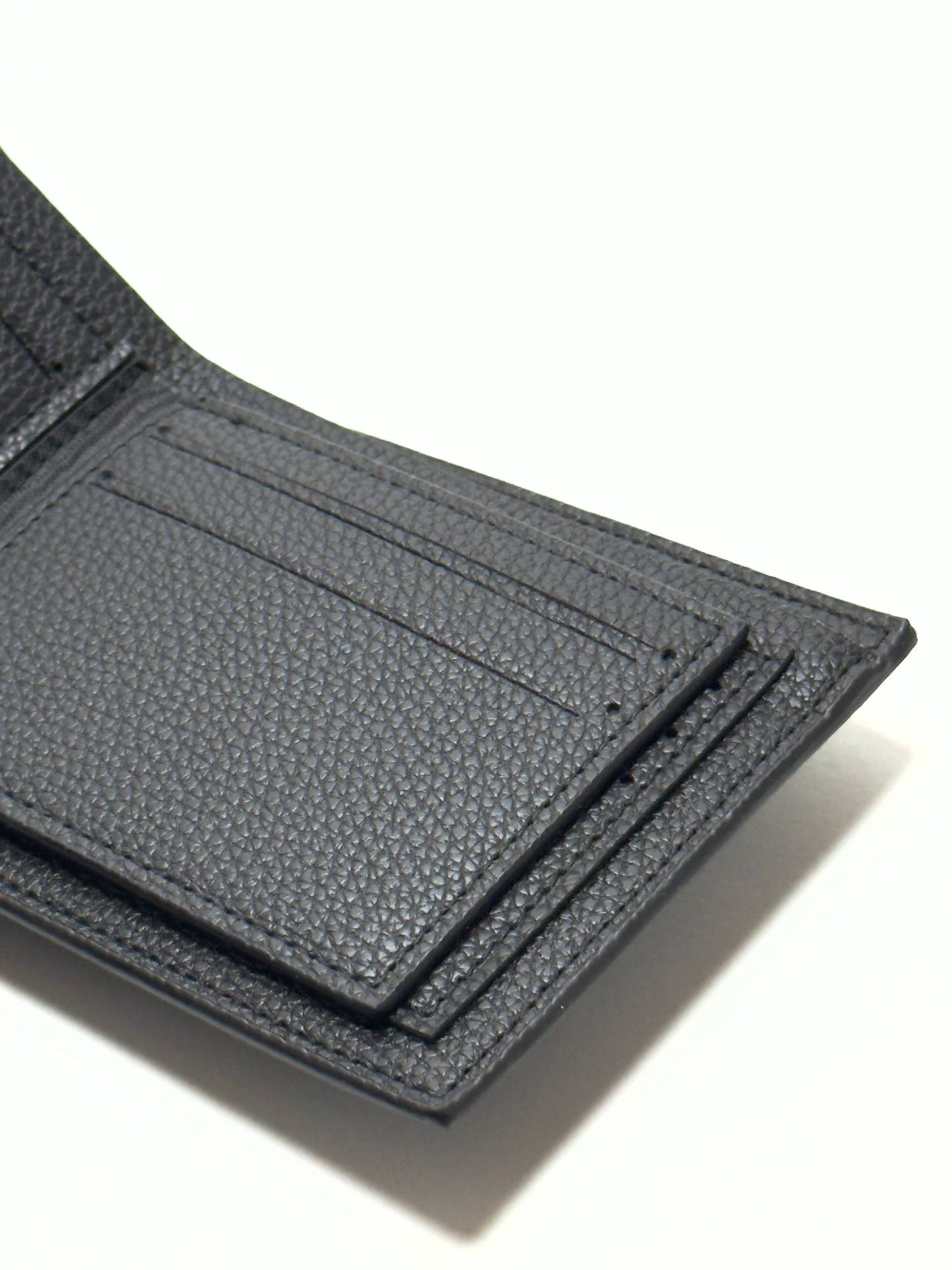Ferrari Black Leather Wallet – Horse Edition