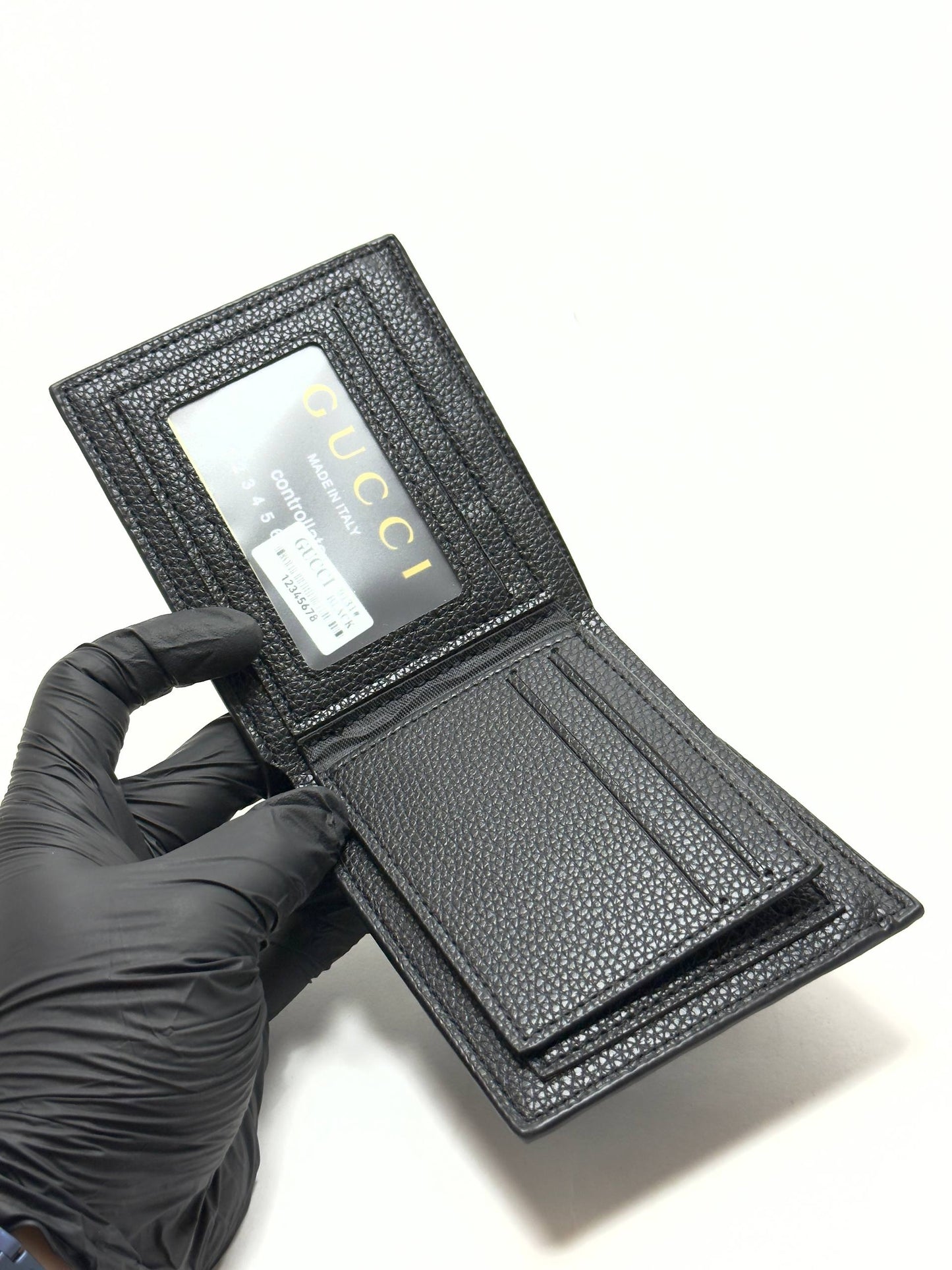 Gucci GG Leather Wallet – Black