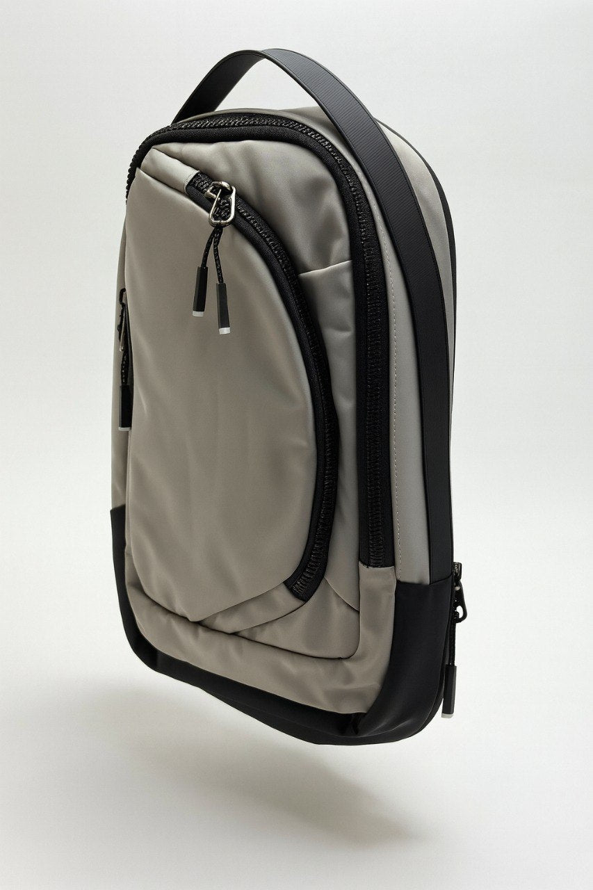 Crossbody Sling Bag – Grey Black