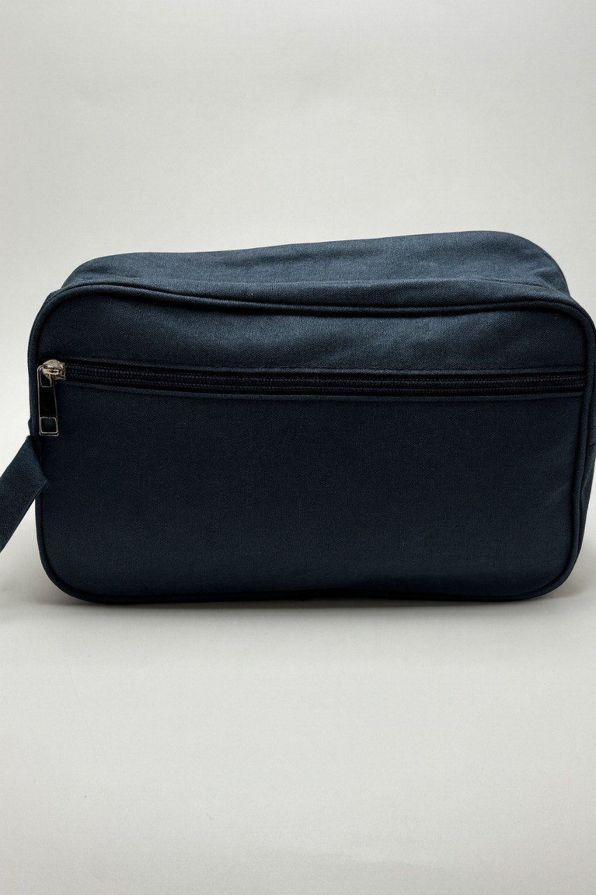 Classic Canvas Pouch – Navy Blue