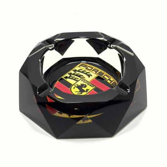 Porsche Crystal Ashtray – Black Diamond Design