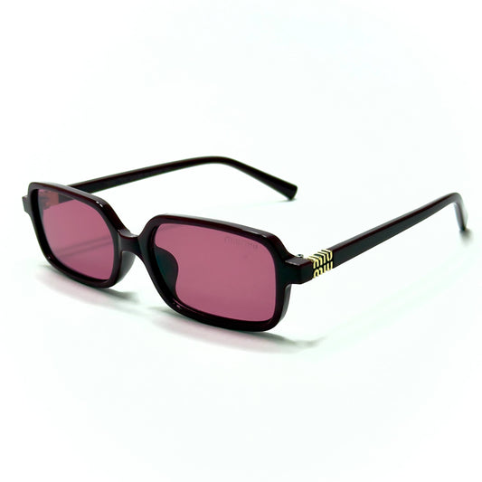 Miu Miu Rectangular Regard - Tortoise Pink