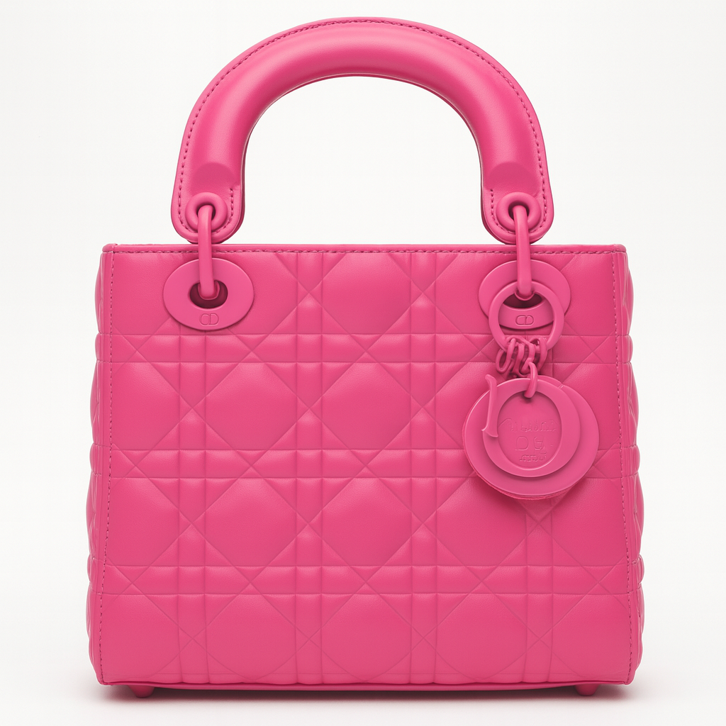 Christian Dior Lady Bag - Hot Pink