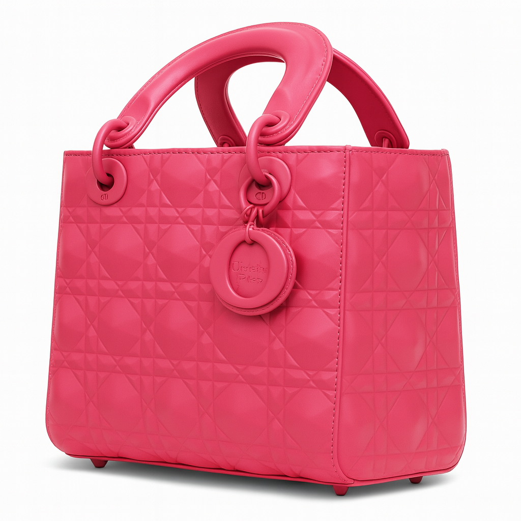 Christian Dior Lady Bag - Hot Pink