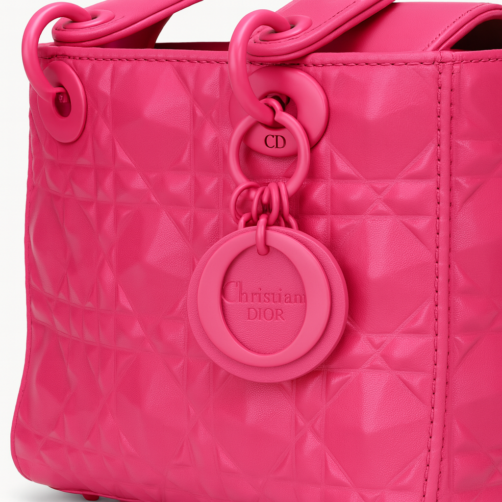 Christian Dior Lady Bag - Hot Pink