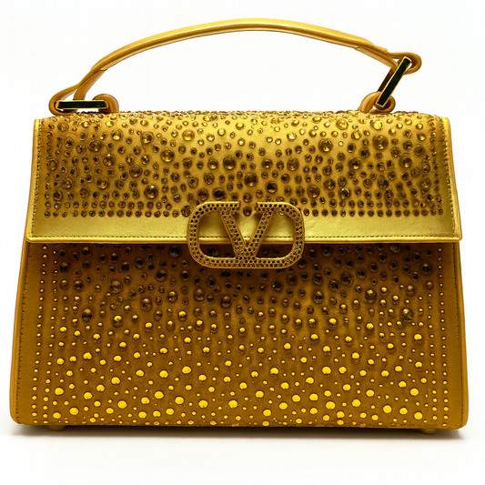 Louis Vuitton Capucines Bag - Crystal Gold