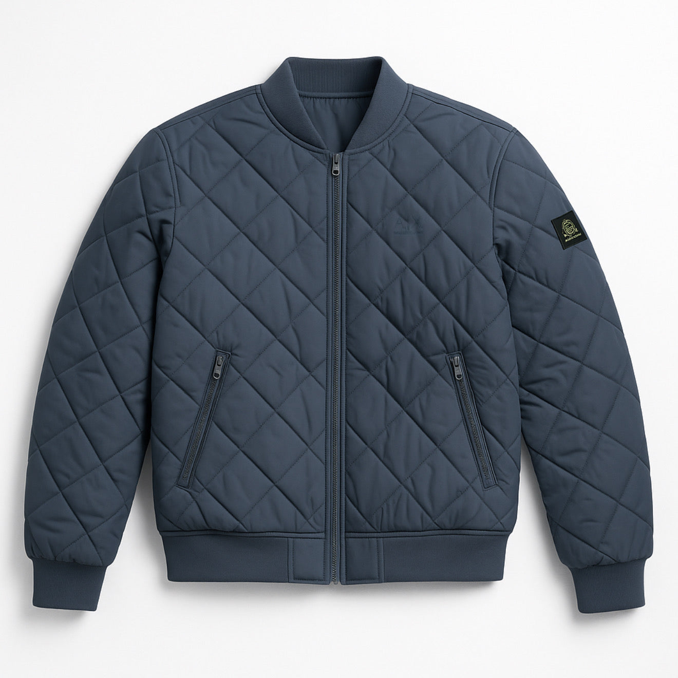 Armani Exchange Quilted Bomber – Navy Blue