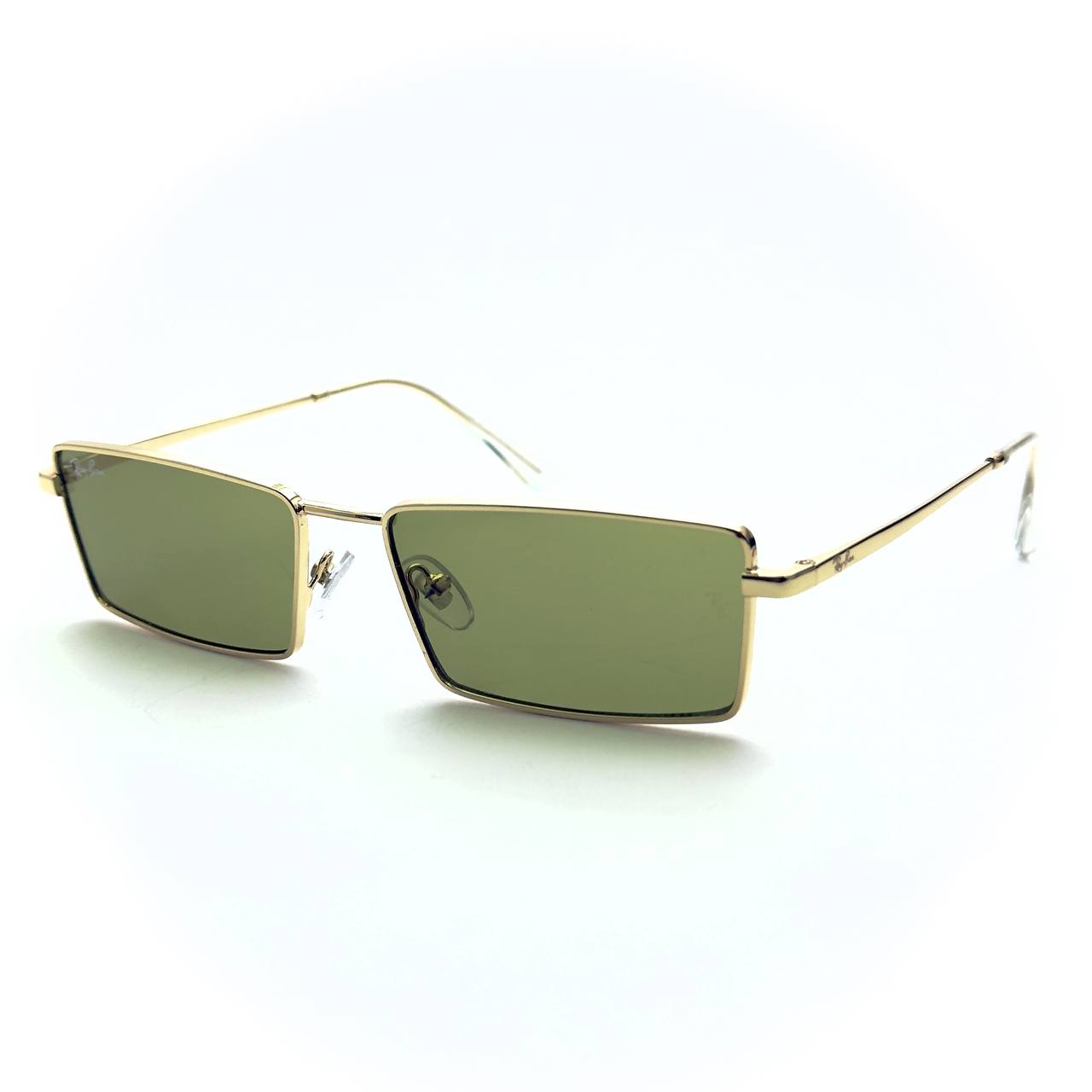 Ray-Ban RB3741 - Gold Frame, Olive Lens