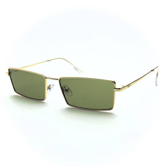 Ray-Ban RB3741 - Gold Frame, Olive Lens