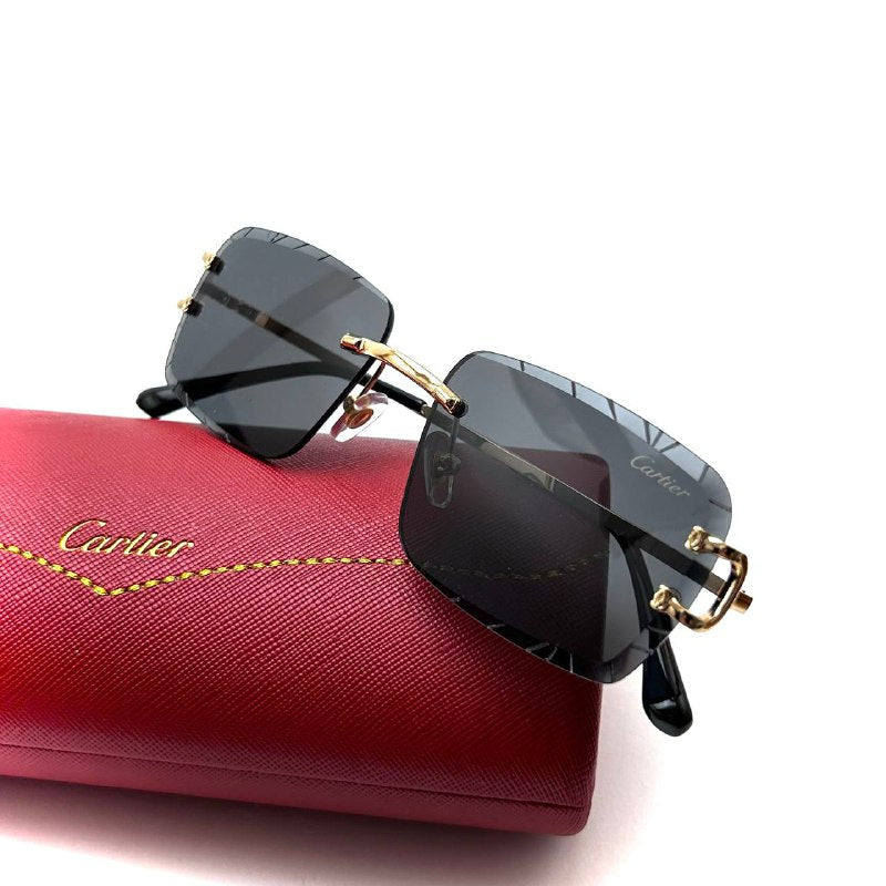 Cartier CT0425S Rimless – Black Lens