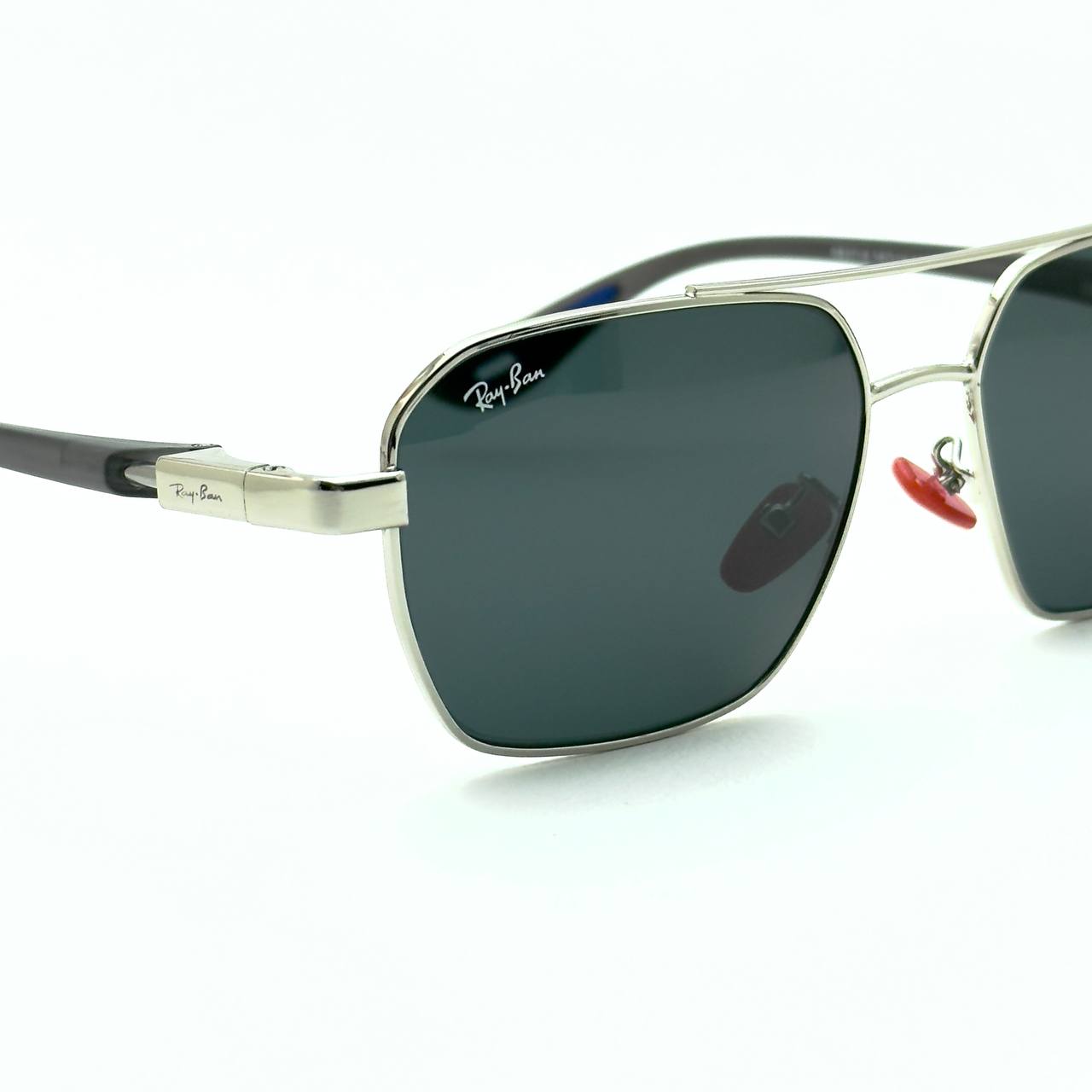 Ray-Ban RB3675M (Silver Frame / Black Lens)