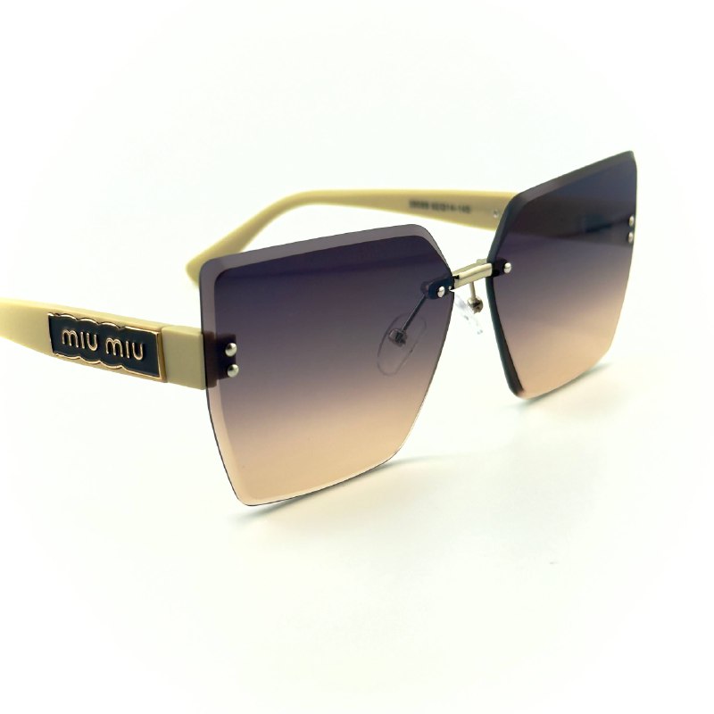 Miu Miu Mirage - Gold / Purple-Brown Gradient Lens