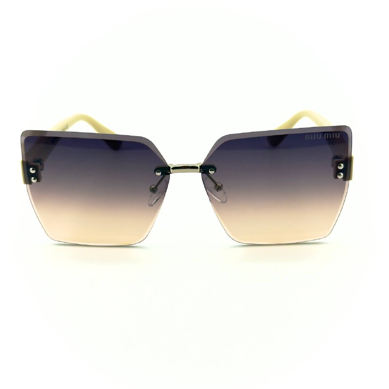 Miu Miu Mirage - Gold / Purple-Brown Gradient Lens