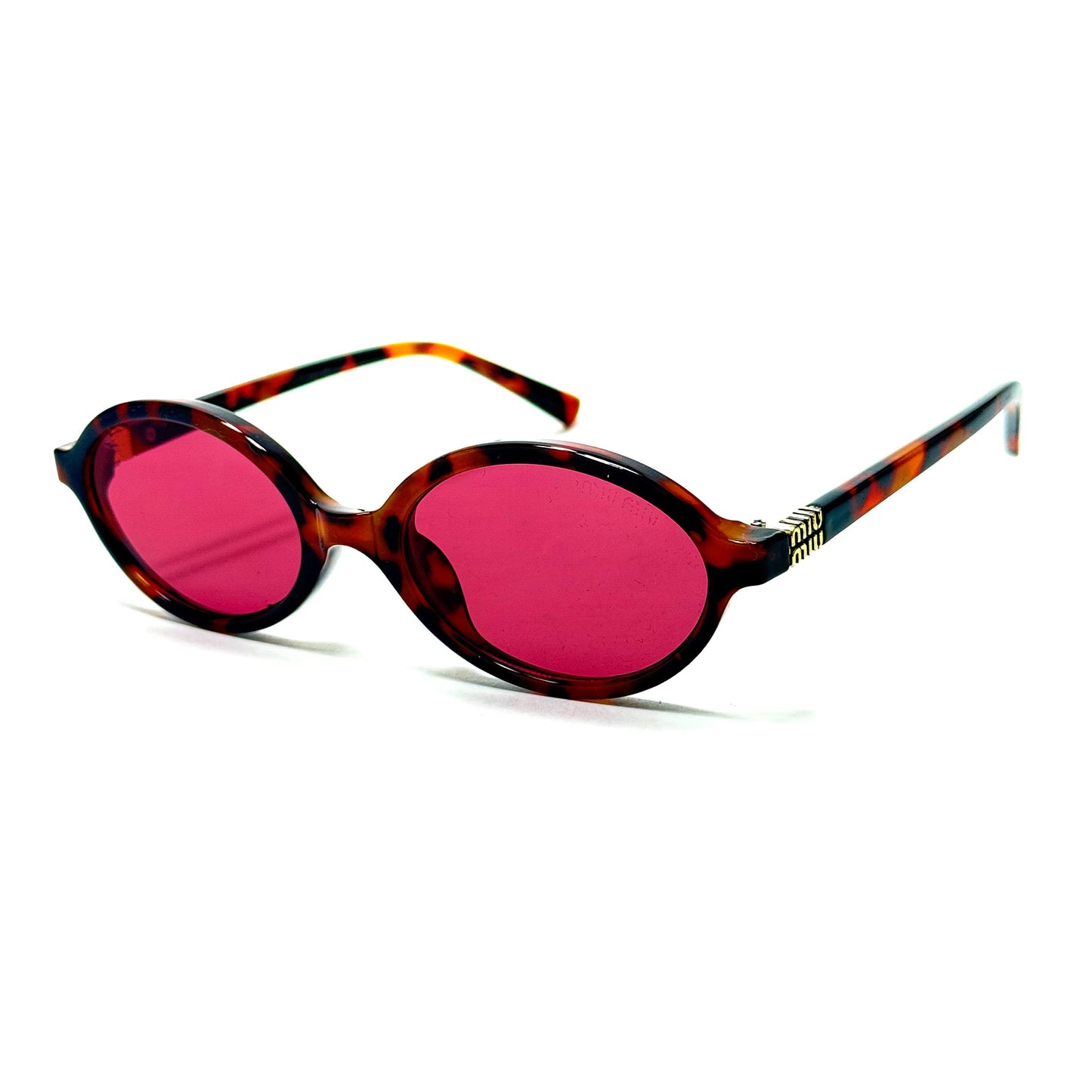 Miu Miu SMU 10Q - Dark Pink Tortoise