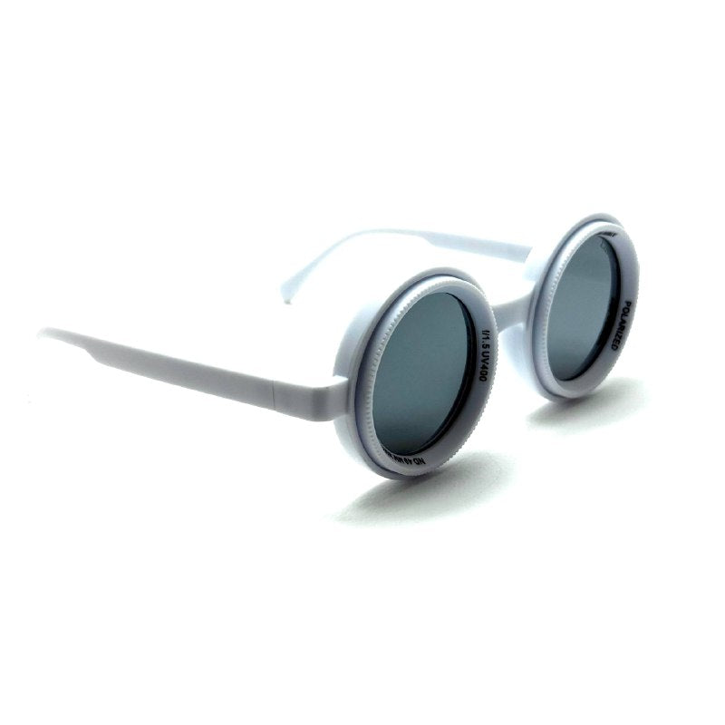 Lurexia Adjustable Sunglasses – White Mirror Polarized