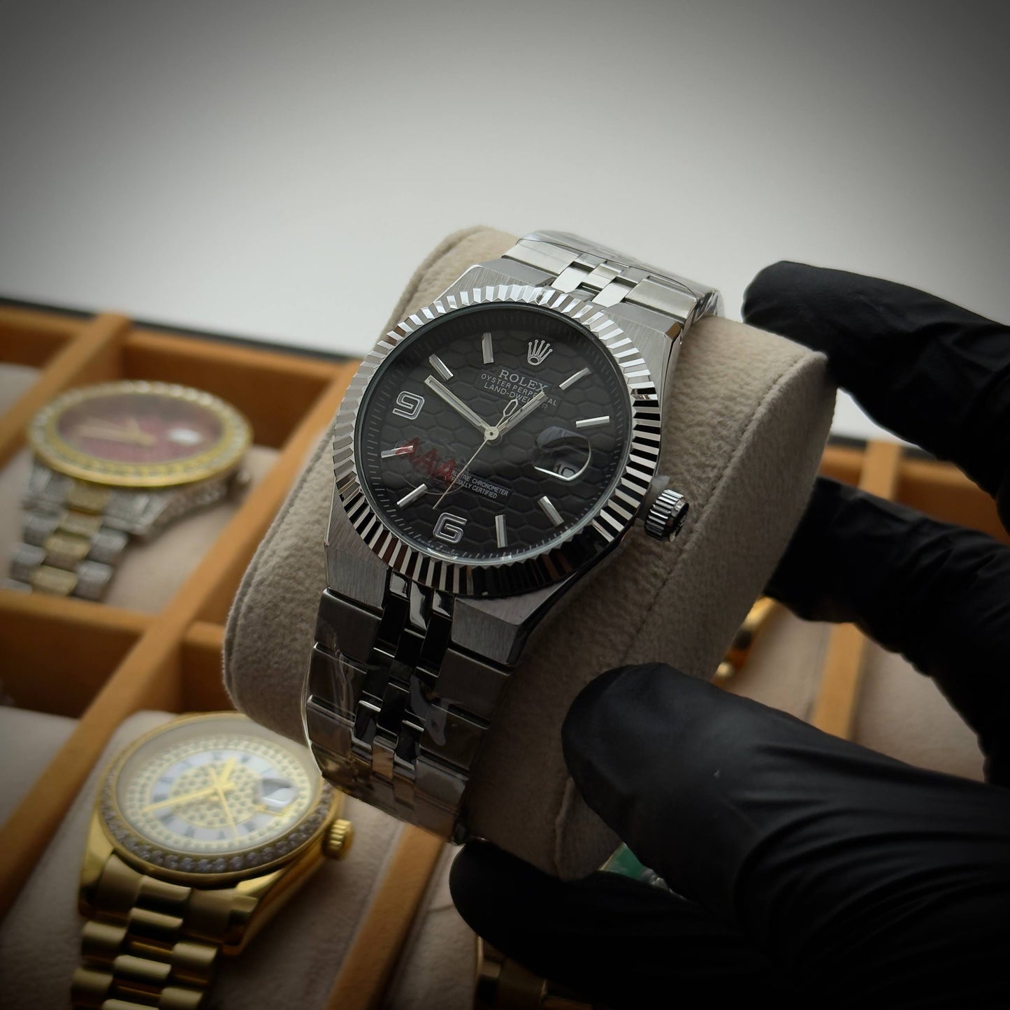 Rolex Datejust – Silver Black (Men)