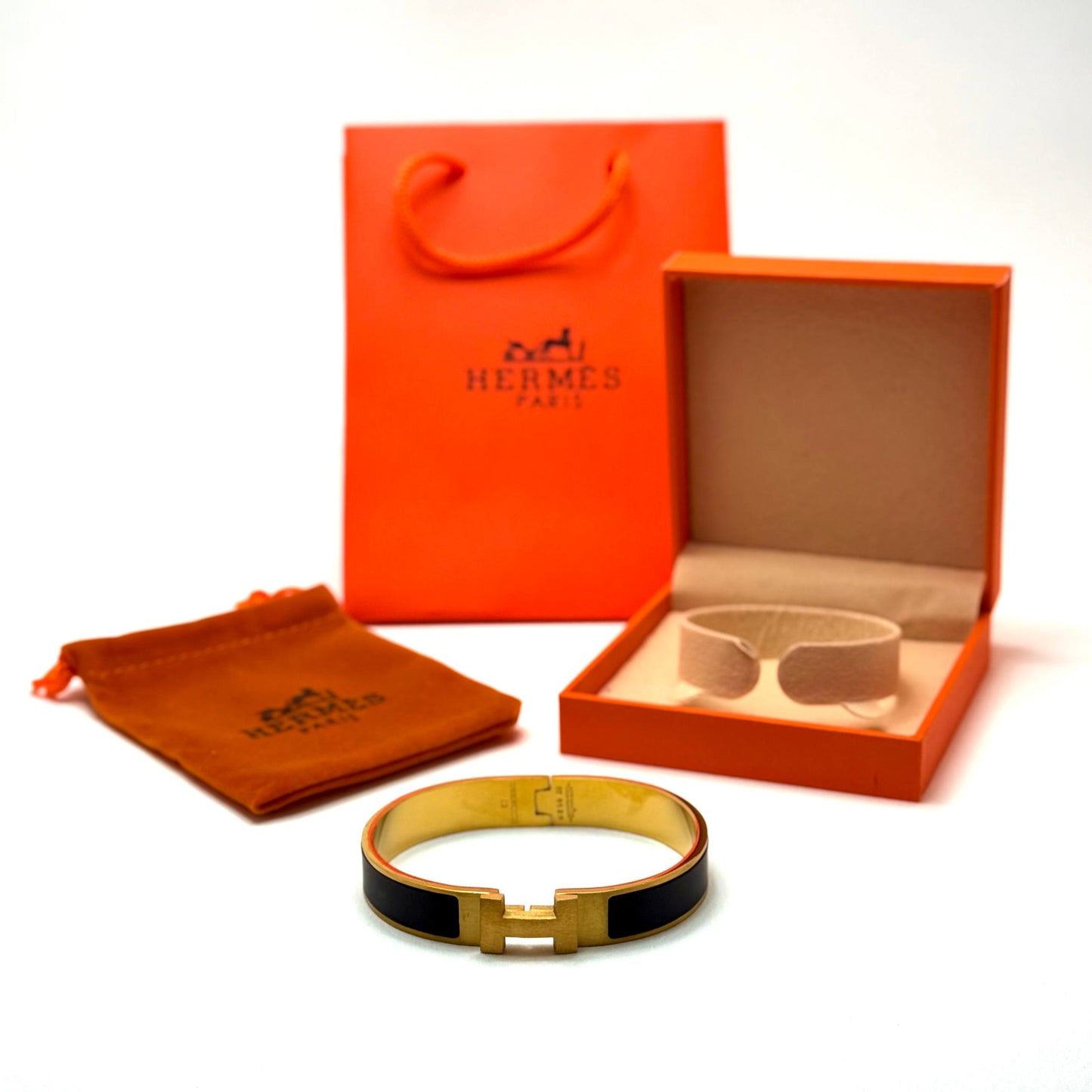 Hermès Clic H - Gold Black