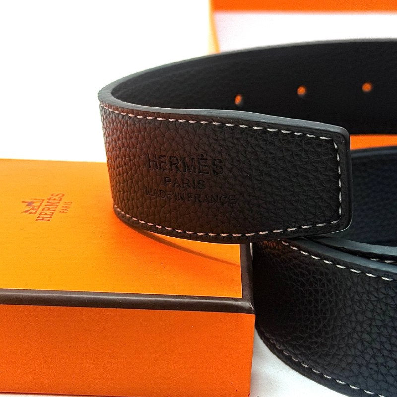 Hermès Constance Belt - Black Gold