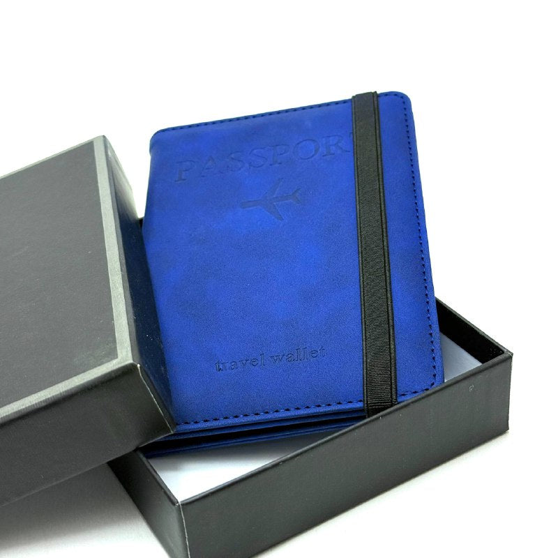 Travel Passport Wallet — Navy
