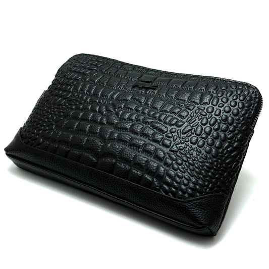 Lacoste Leather Clutch – Black