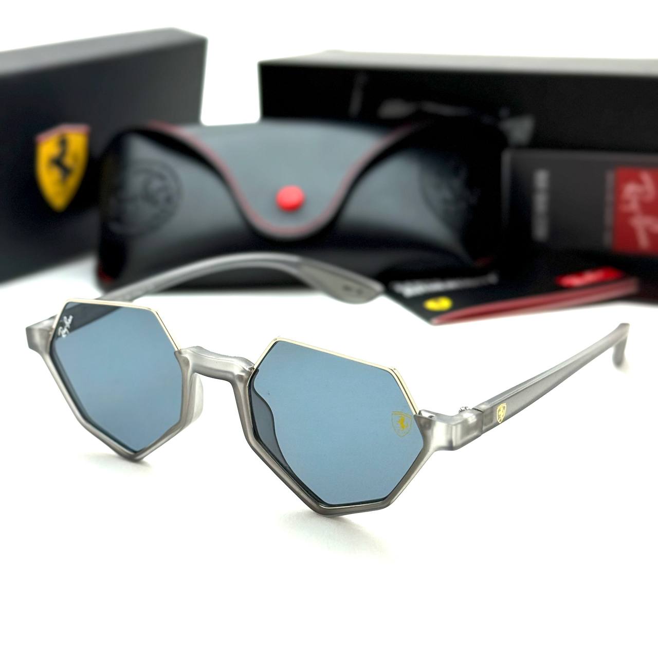 Ray-Ban Ferrari RB3703M – Silver Black