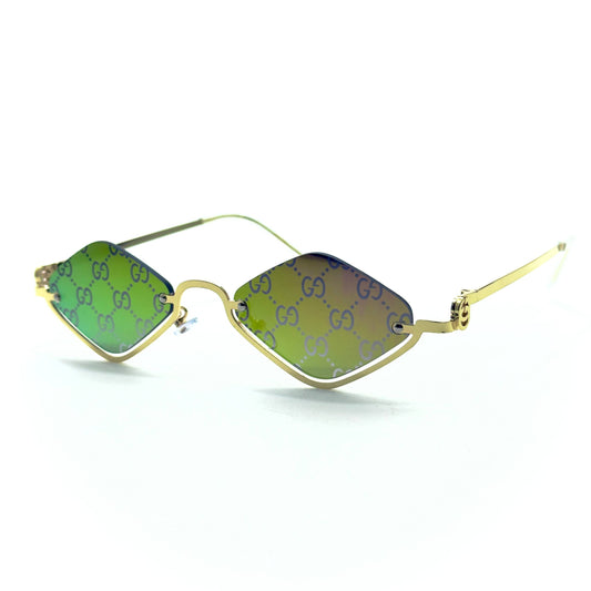 Gucci GG0809S – Gold Green Mirror