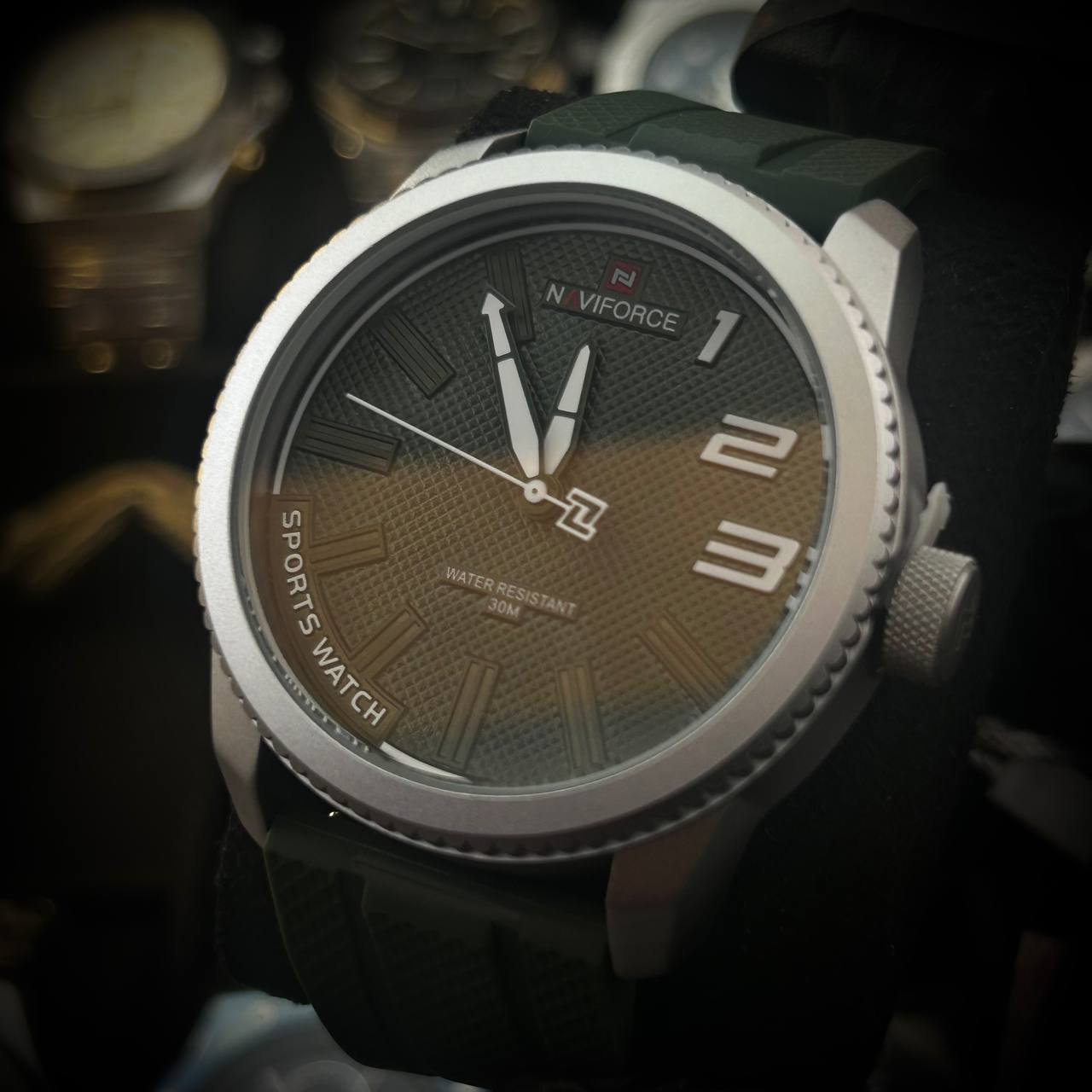 Naviforce Titan – Green & Silver (For Him)