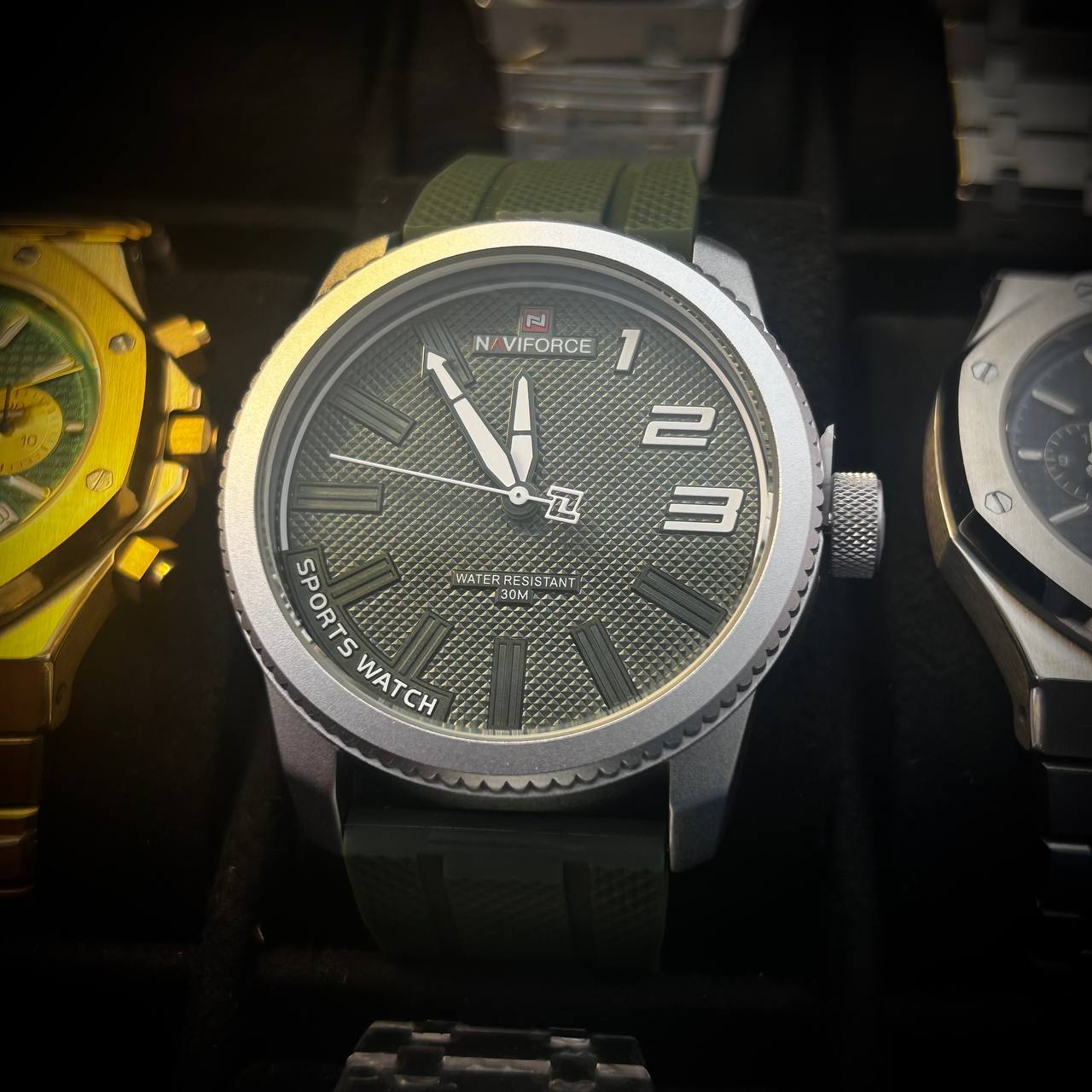 Naviforce Titan – Green & Silver (For Him)