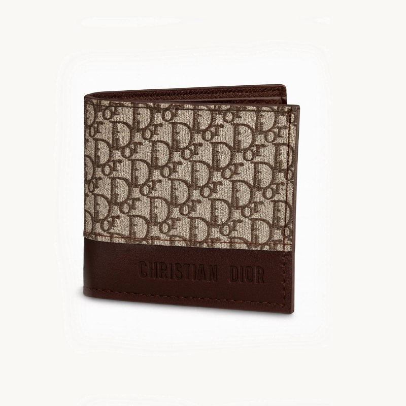 Christian Dior Canvas Wallet – Brown