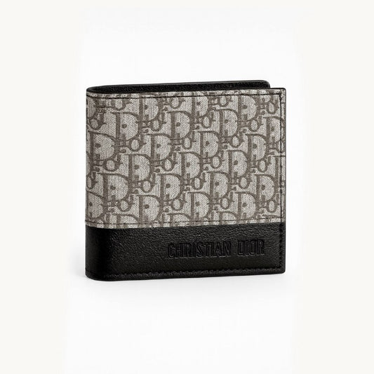 Christian Dior Canvas Wallet – Black