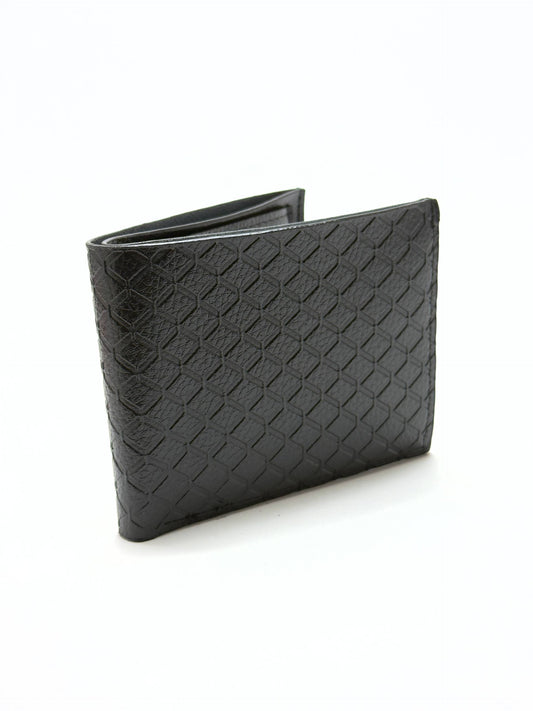 Intrecciato Leather Wallet – Black