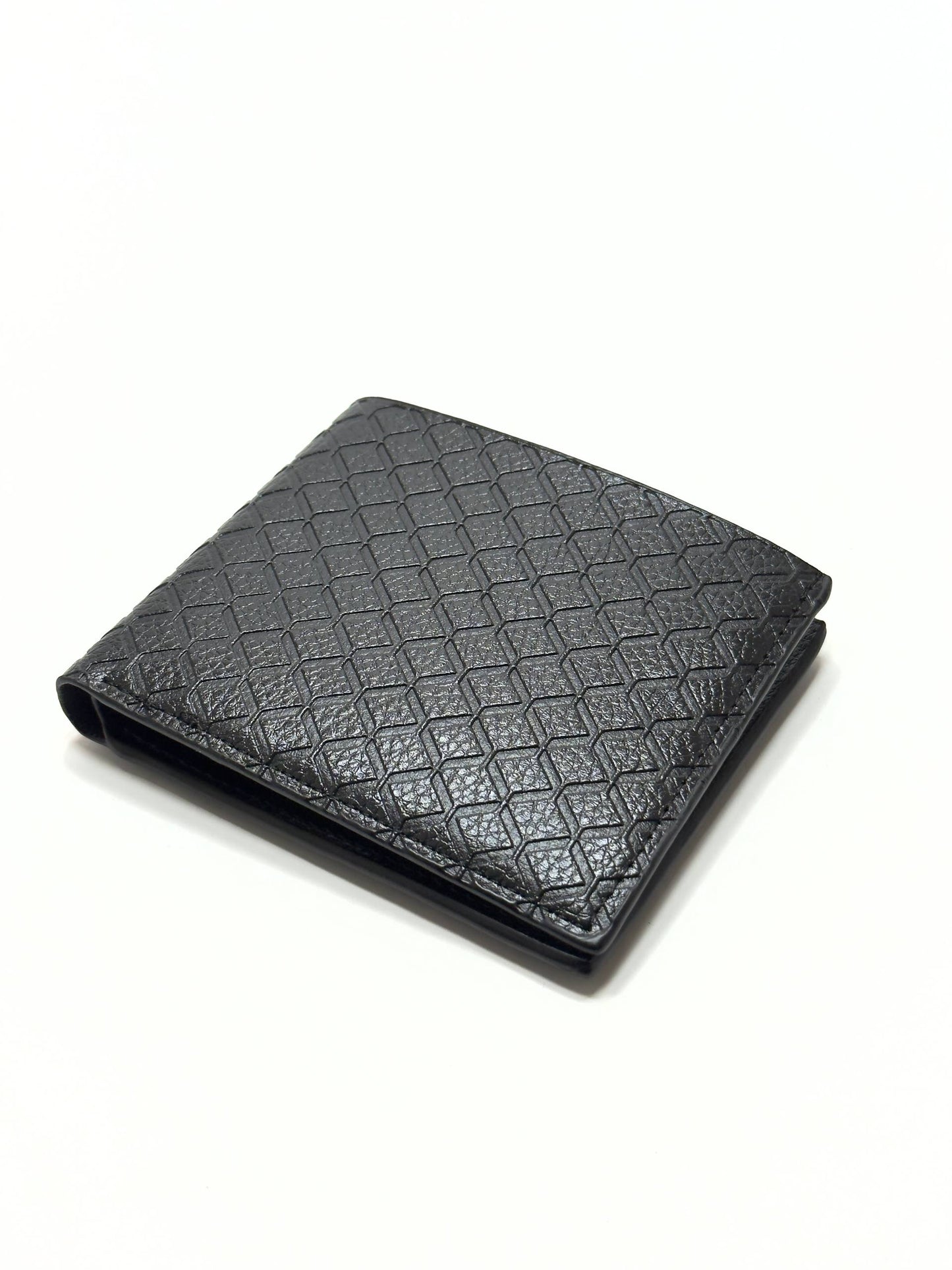 Intrecciato Leather Wallet – Black