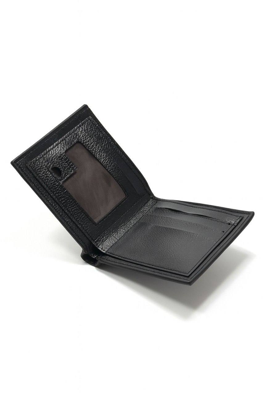 Intrecciato Leather Wallet – Black