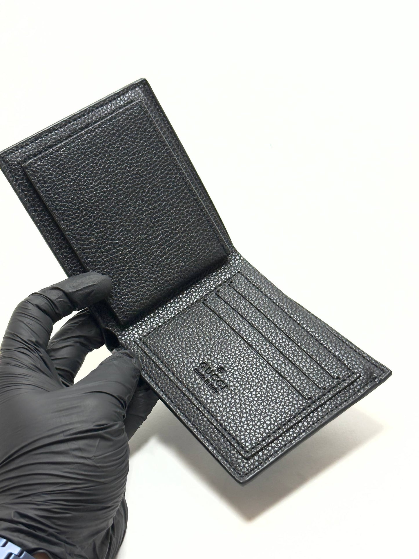 Gucci GG Leather Wallet – Black