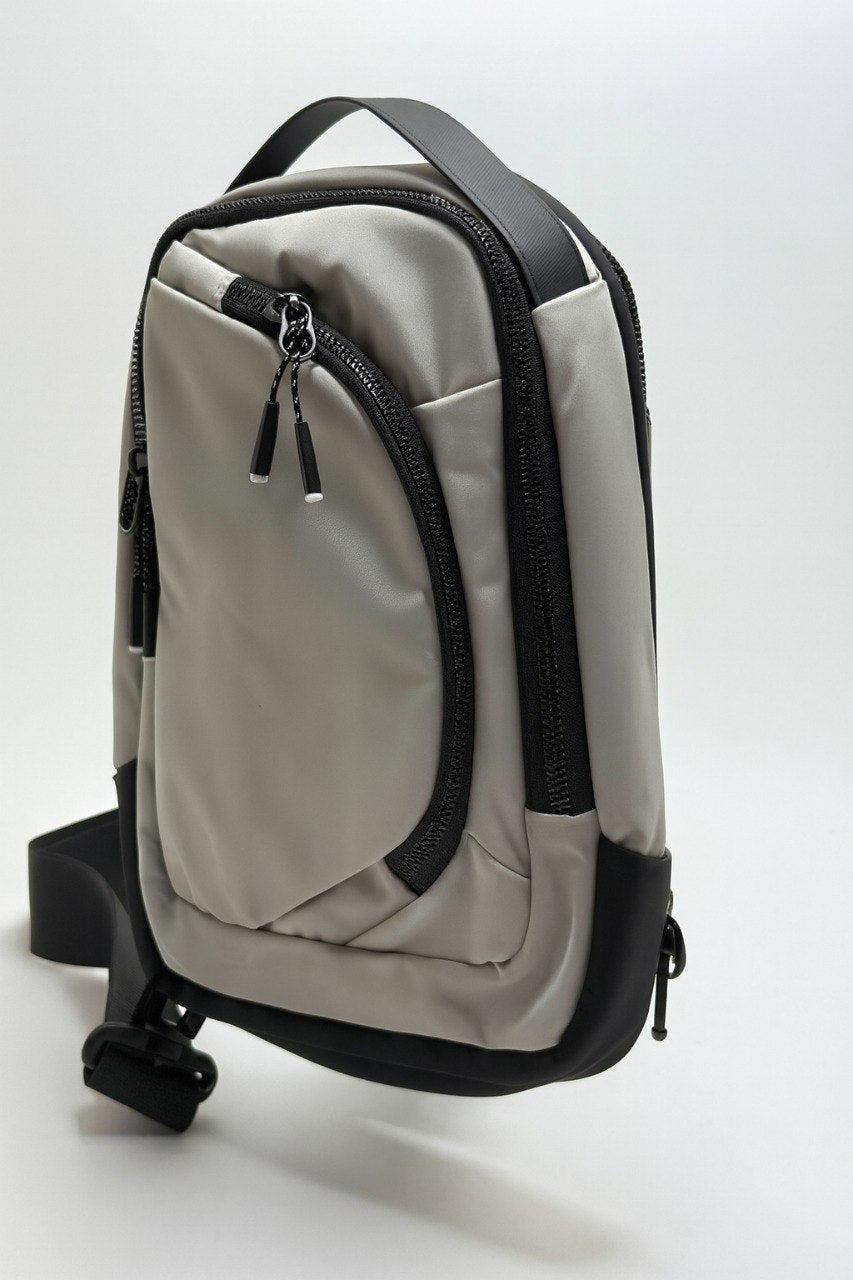 Crossbody Sling Bag – Grey Black